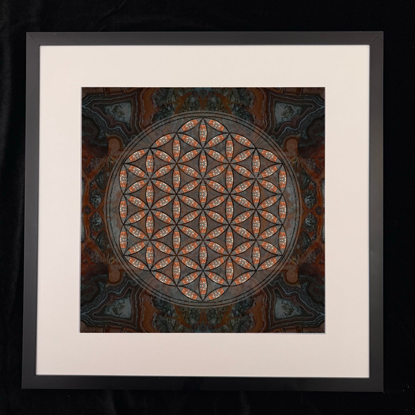 Laguna Lace Agate Flower of Life
