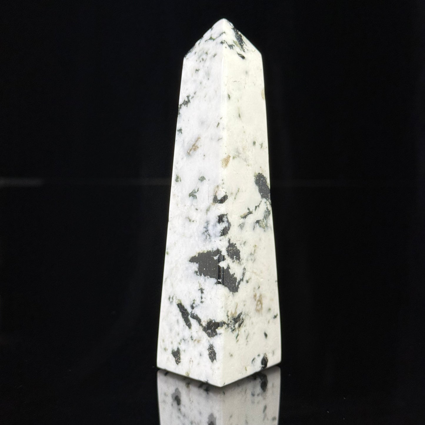 Quartz with Black Tourmaline Point