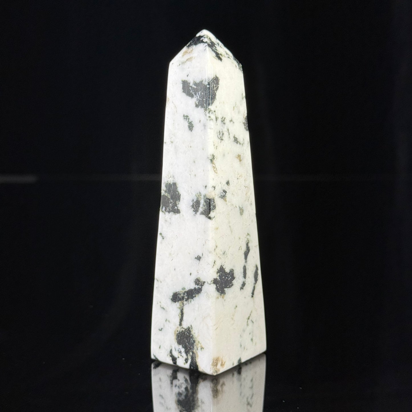 Quartz with Black Tourmaline Point