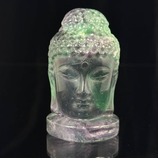 Fluorite Buddha Head