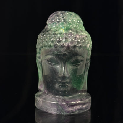 Fluorite Buddha Head