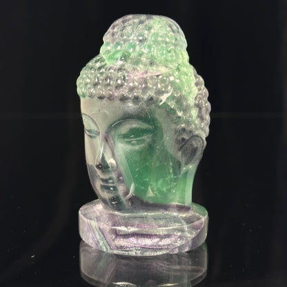 Fluorite Buddha Head