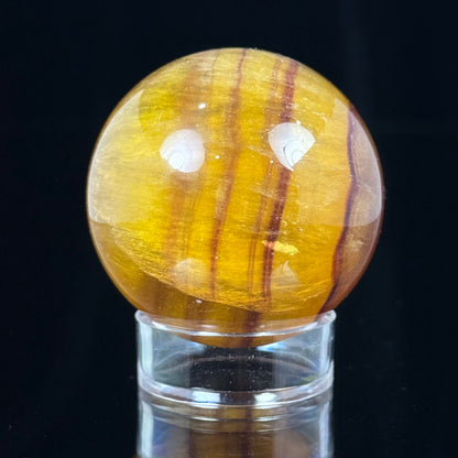 Yellow Fluorite Sphere