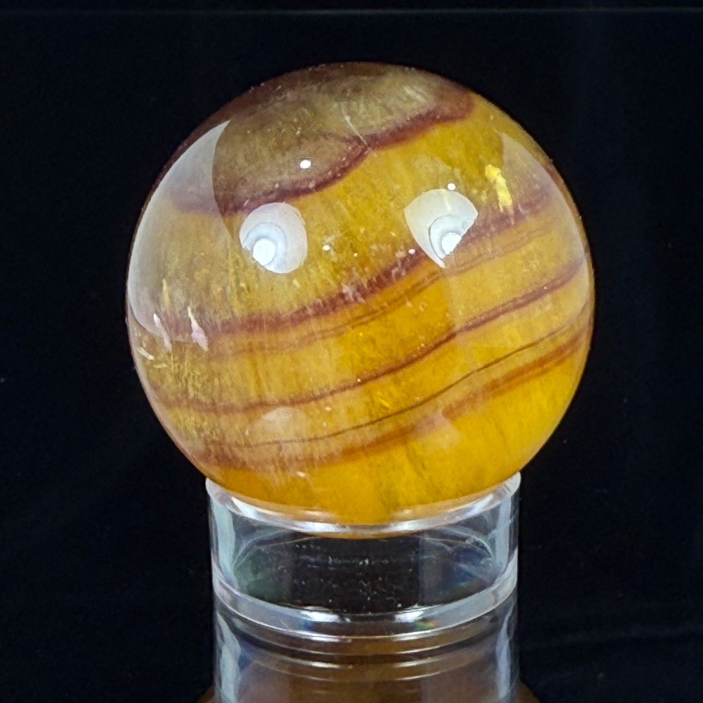 Yellow Fluorite Sphere