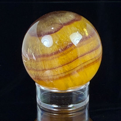Yellow Fluorite Sphere