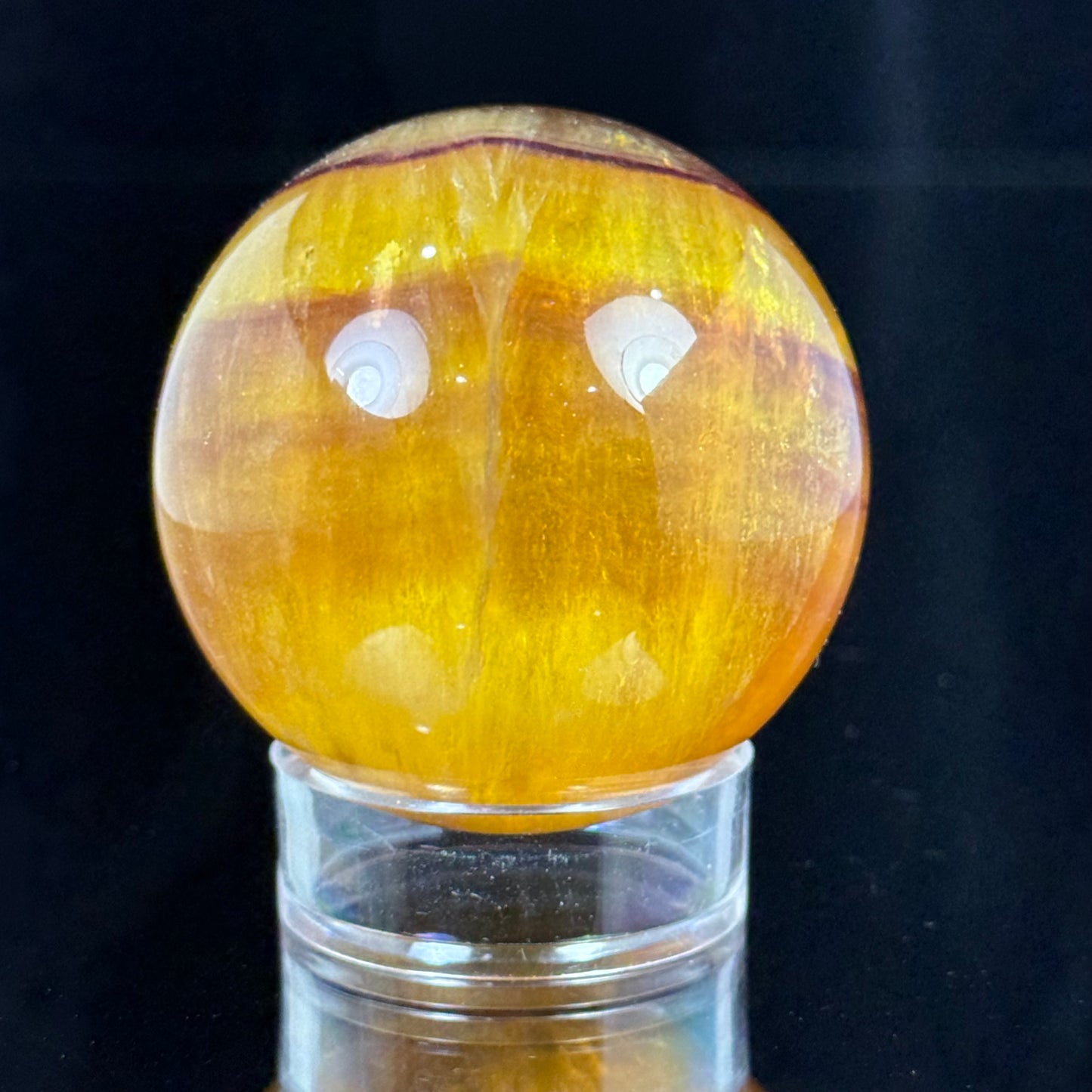 Yellow Fluorite Sphere