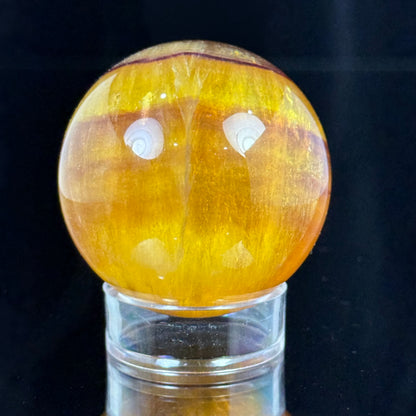Yellow Fluorite Sphere