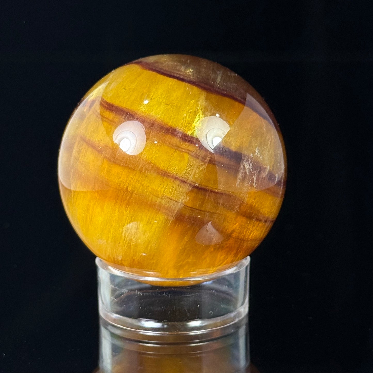 Yellow Fluorite Sphere