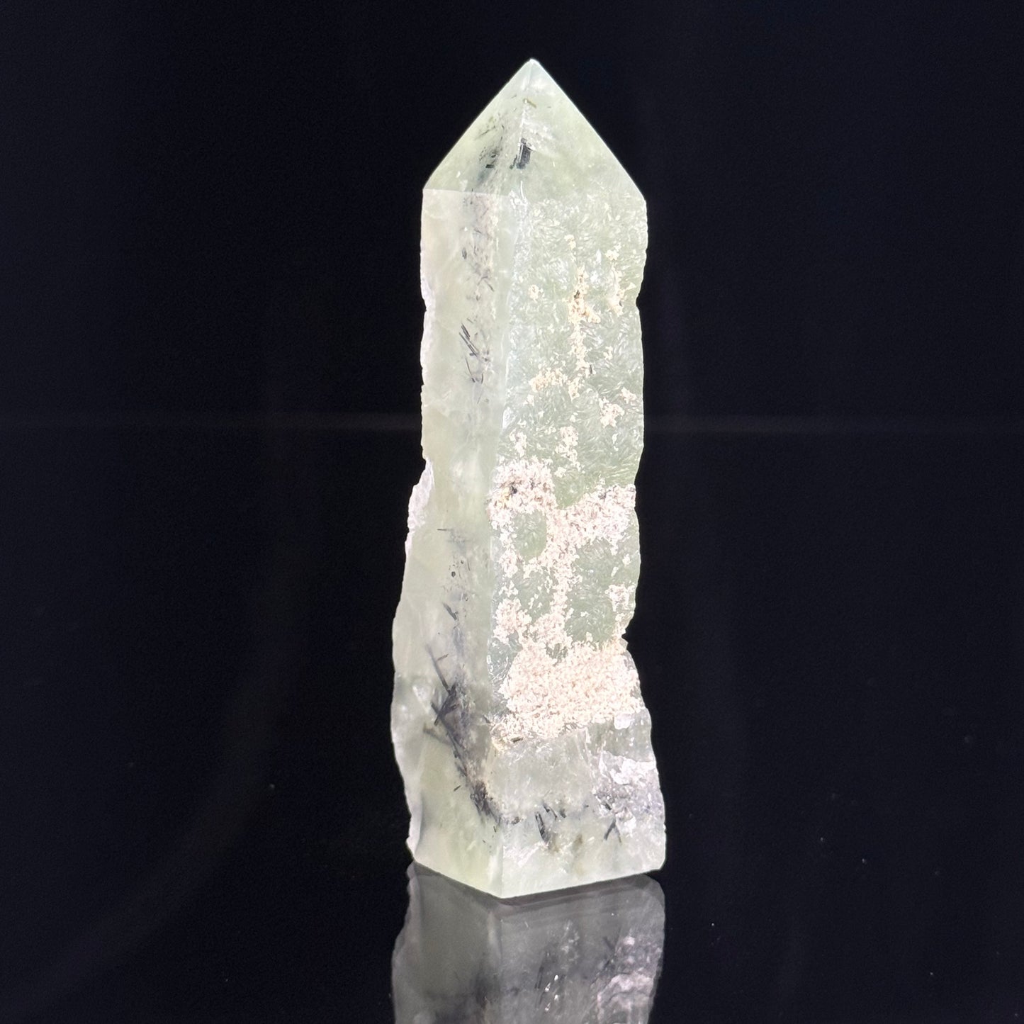 Prehnite with Epidote Point