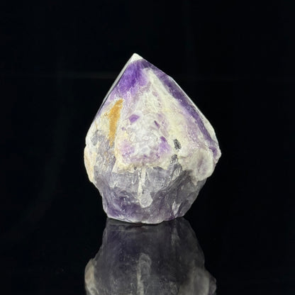 Polished Chevron Amethyst Point