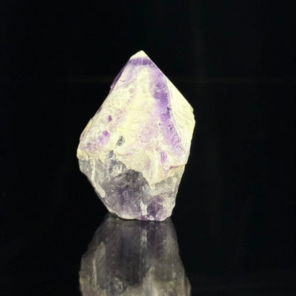 Polished Chevron Amethyst Point