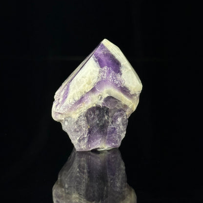 Polished Chevron Amethyst Point