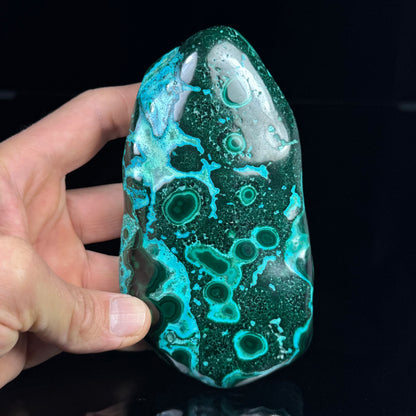 Malachite with Chrysocolla