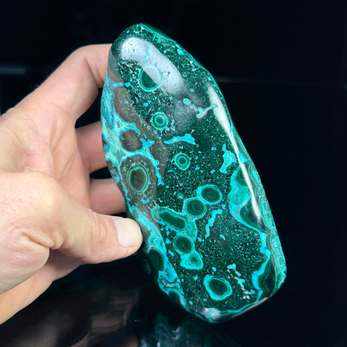 Malachite with Chrysocolla