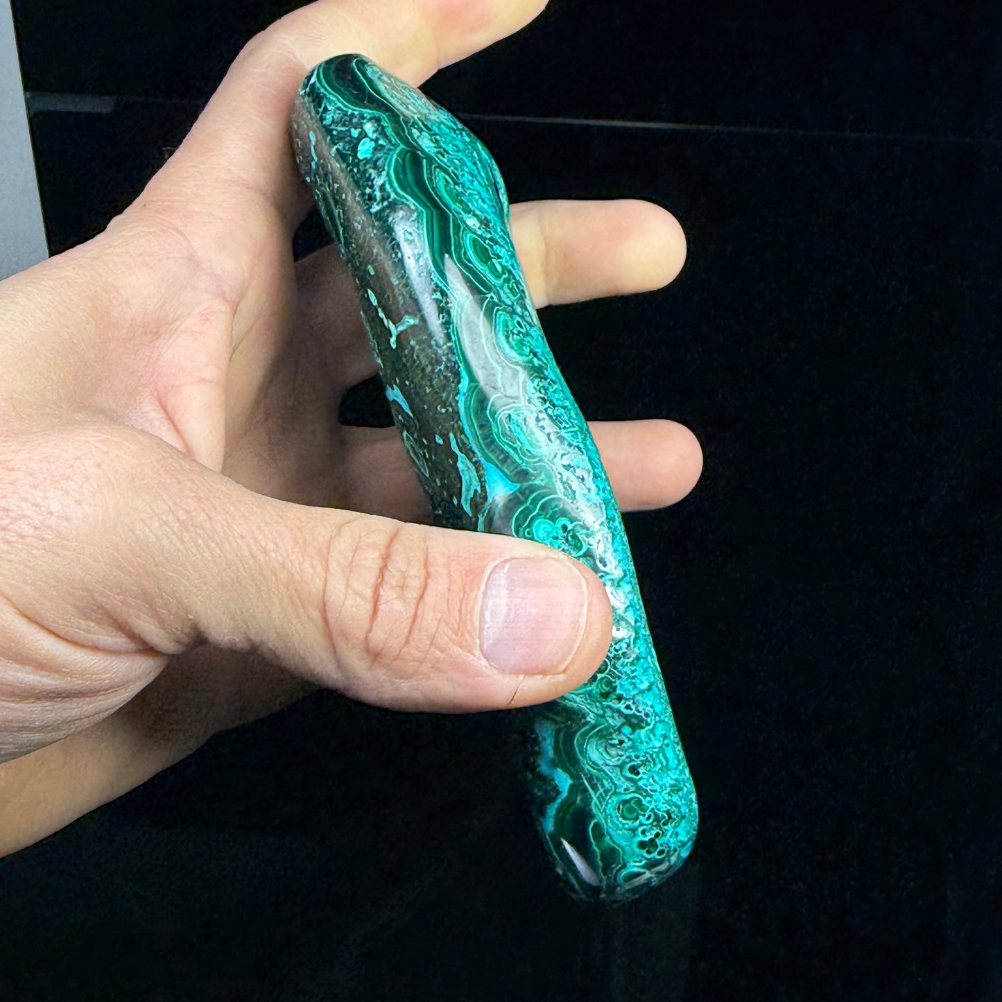 Malachite with Chrysocolla