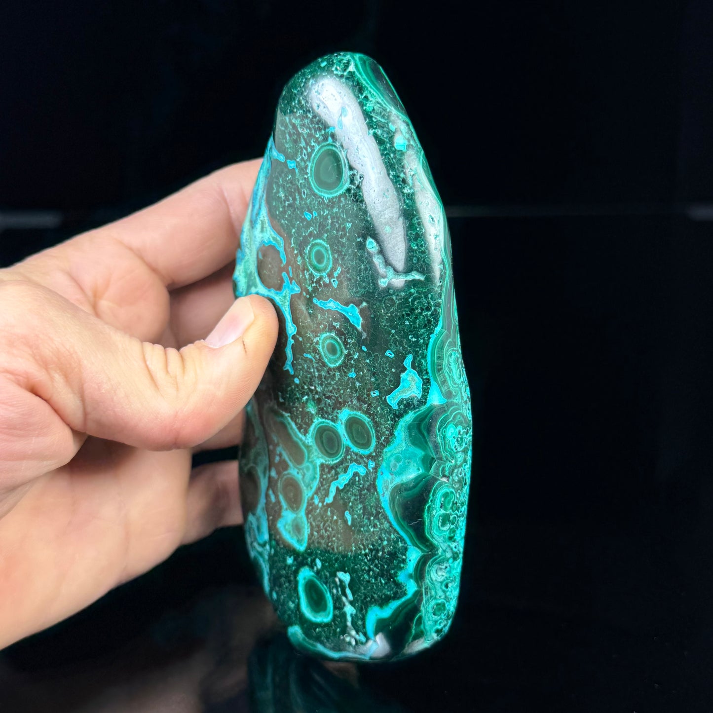 Malachite with Chrysocolla