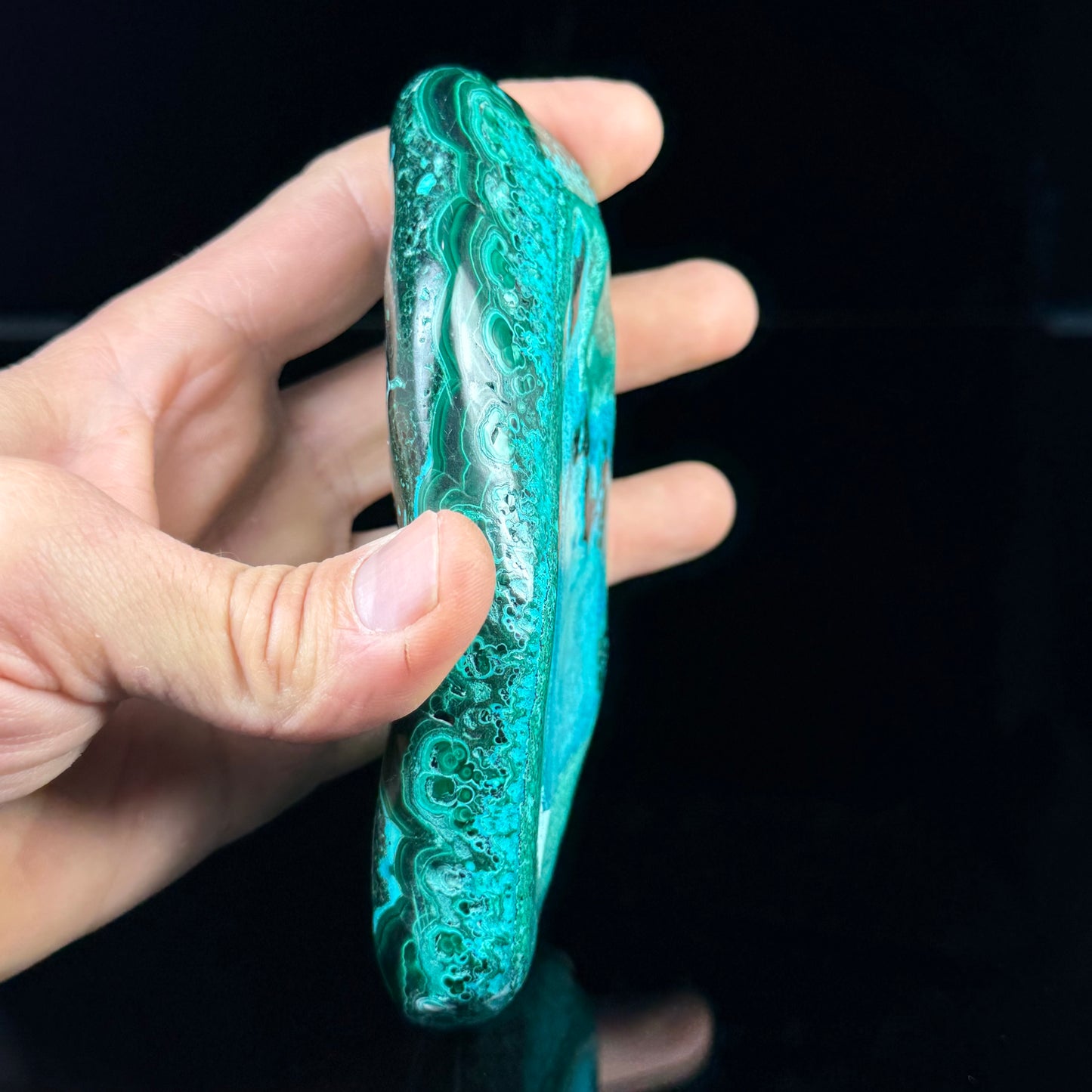 Malachite with Chrysocolla