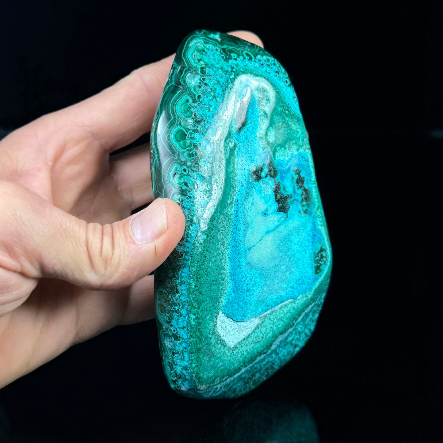 Malachite with Chrysocolla