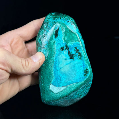 Malachite with Chrysocolla