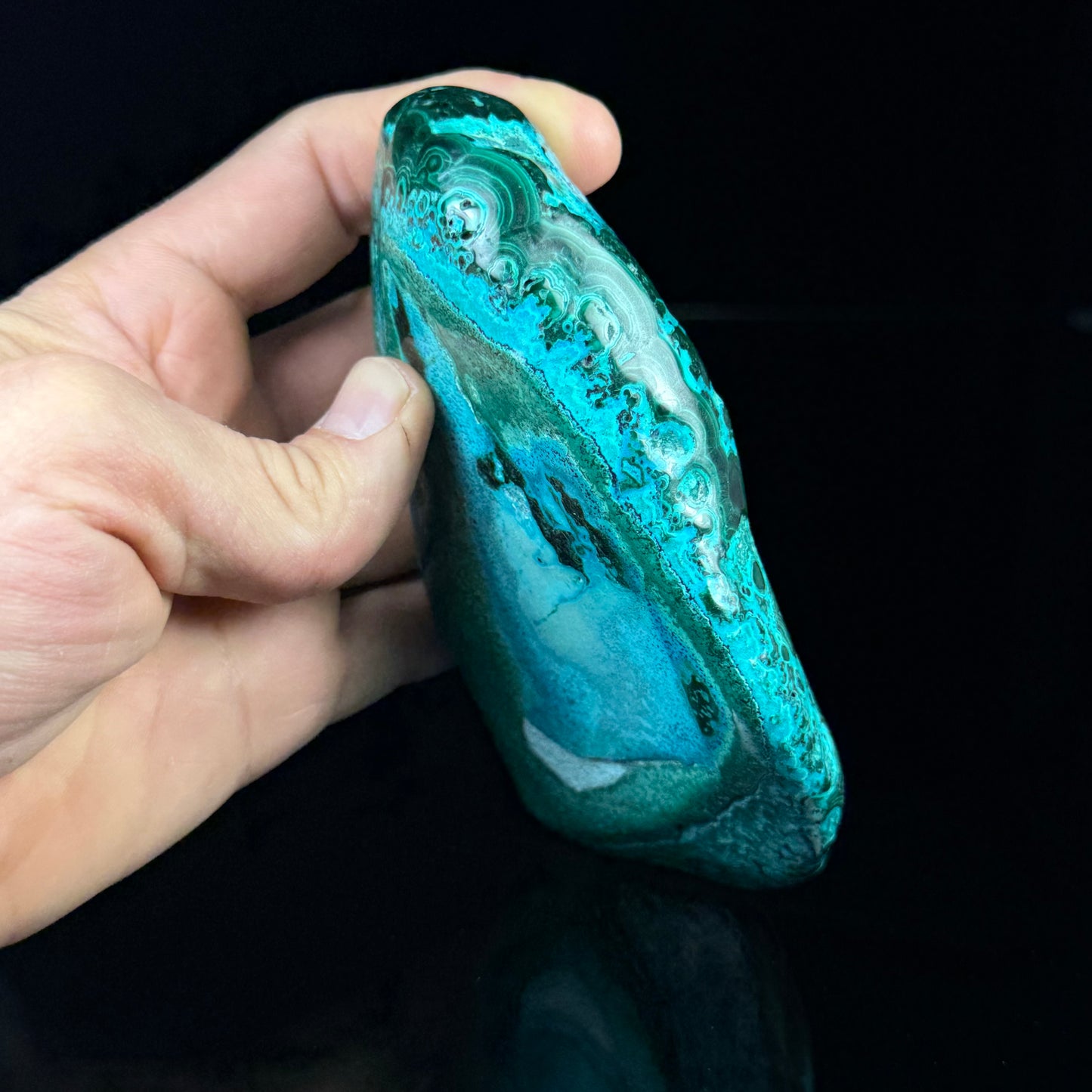 Malachite with Chrysocolla