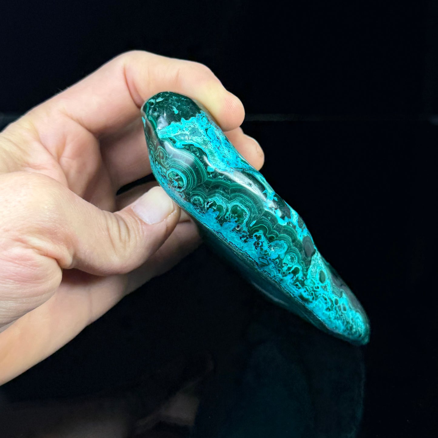 Malachite with Chrysocolla