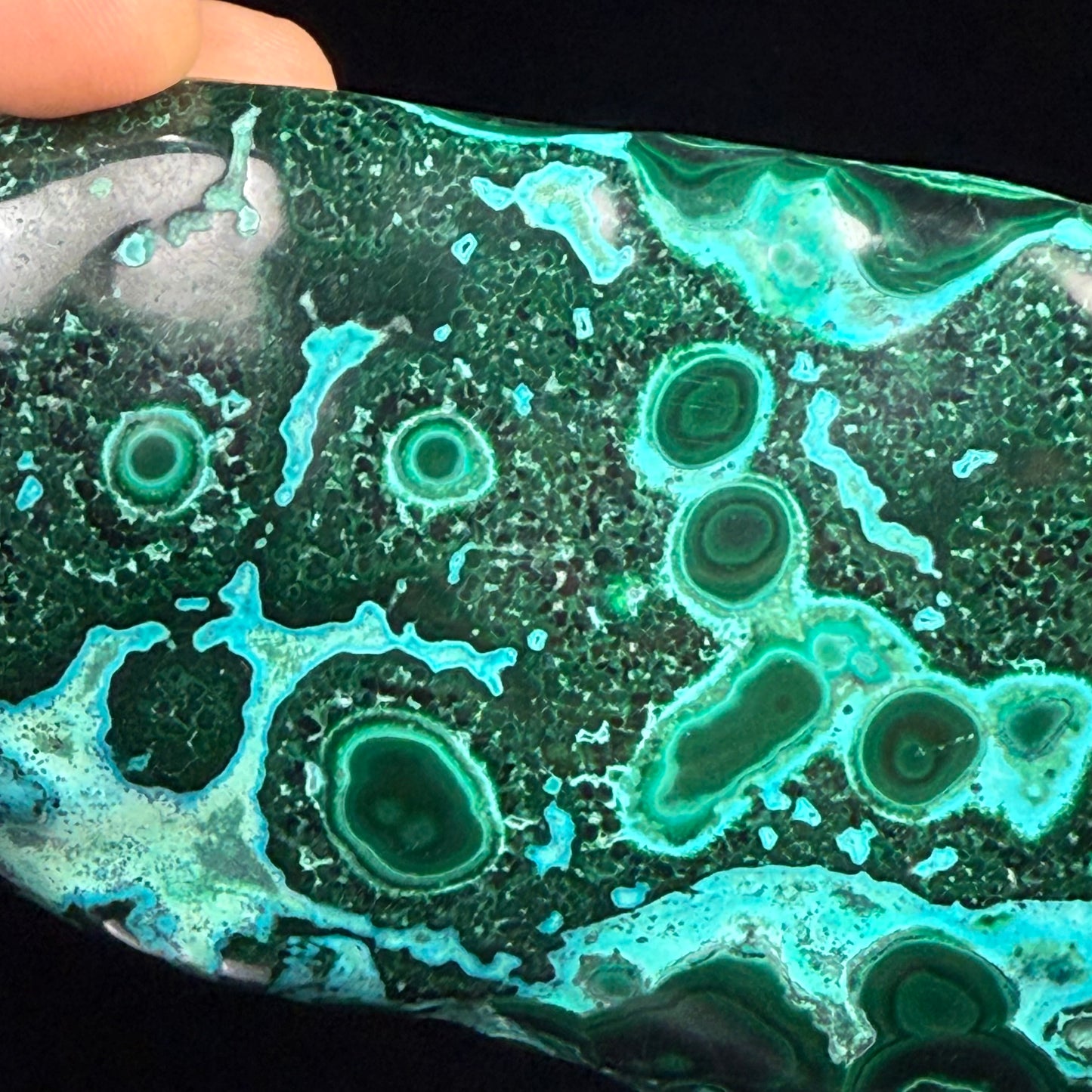 Malachite with Chrysocolla