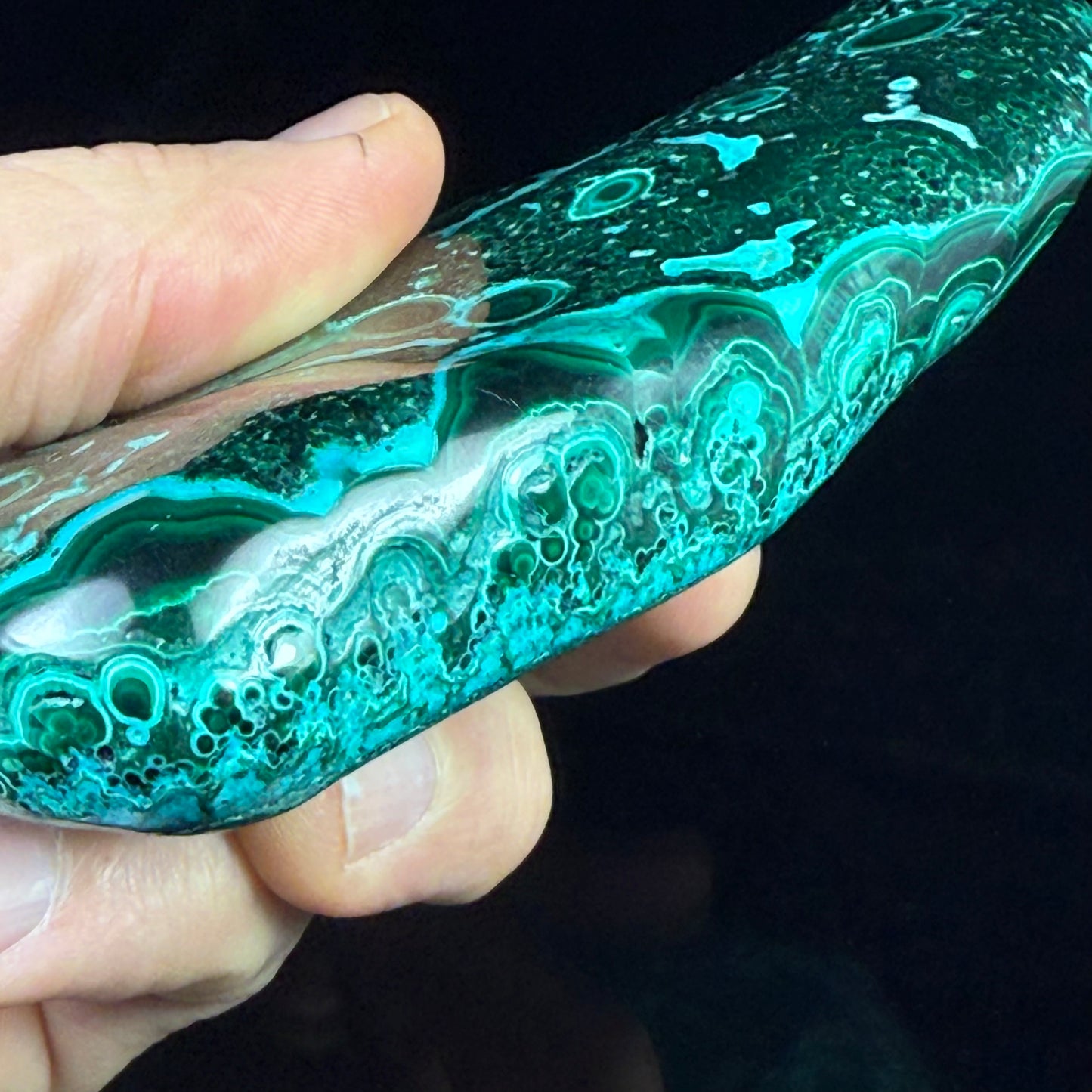 Malachite with Chrysocolla