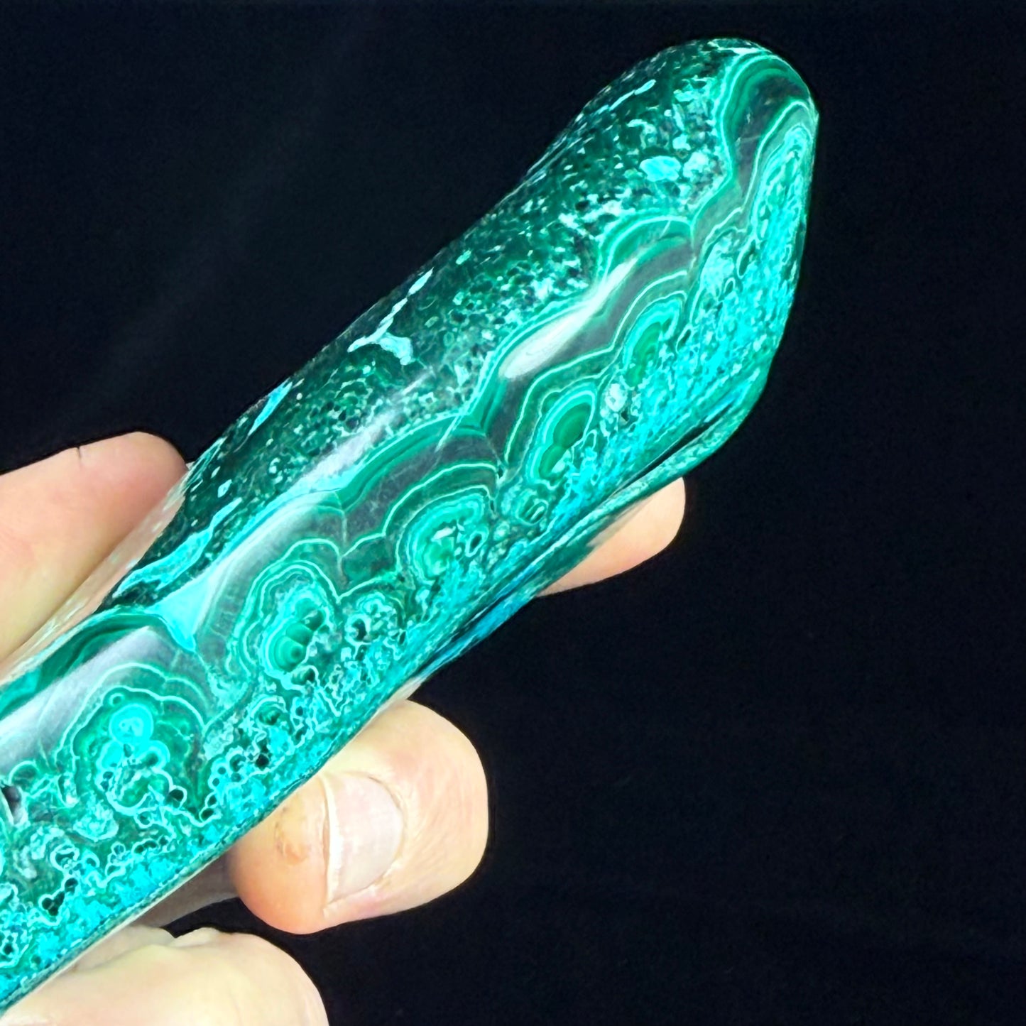 Malachite with Chrysocolla