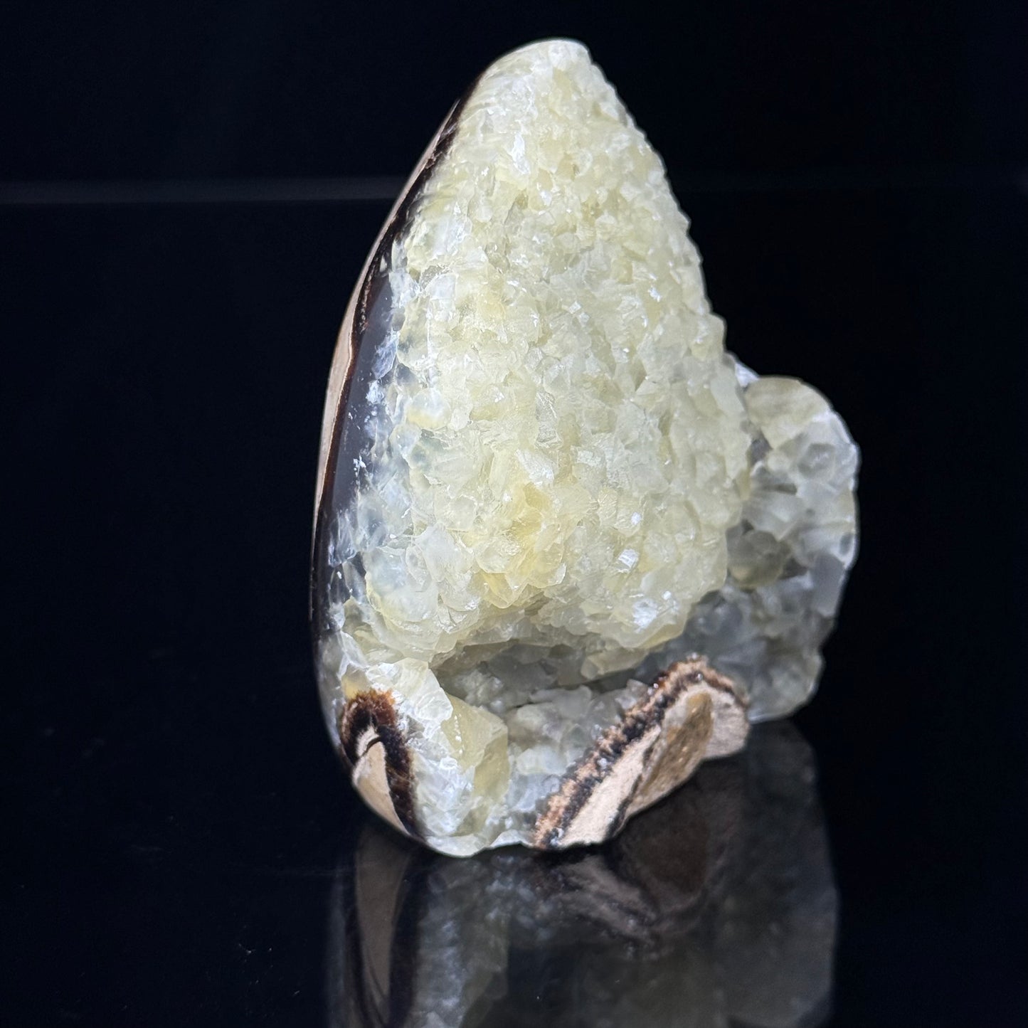 Septarian Nodule with Calcite Freeform