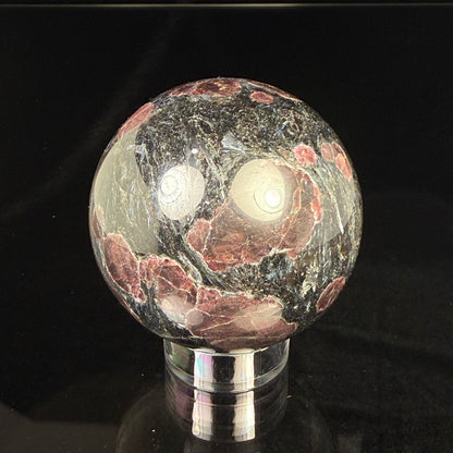 Garnet Arfvedsonite Sphere