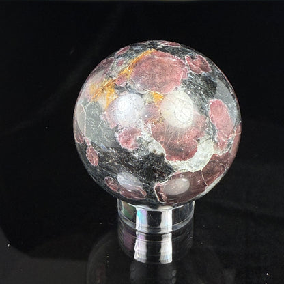 Garnet Arfvedsonite Sphere