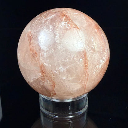 Red Hematite Quartz Sphere