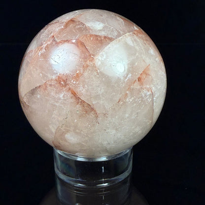 Red Hematite Quartz Sphere