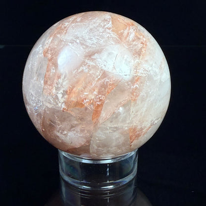 Red Hematite Quartz Sphere