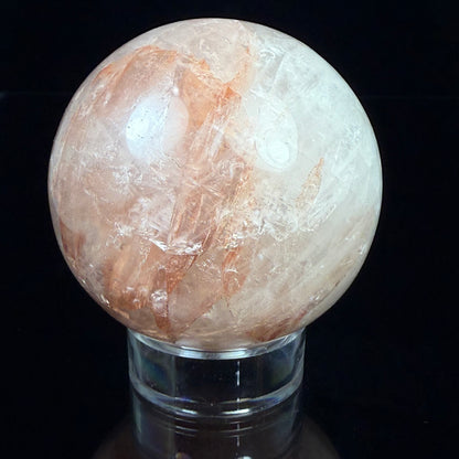 Red Hematite Quartz Sphere