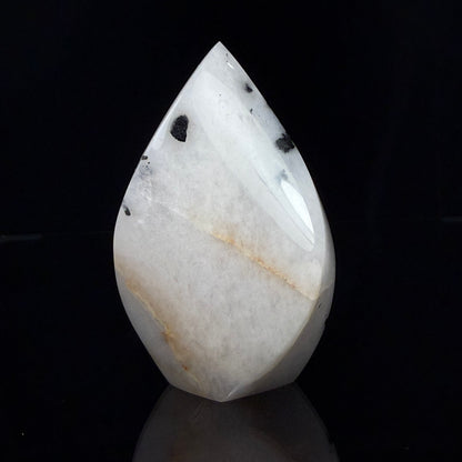 Quartz with Black Tourmaline Flame