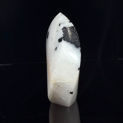 Quartz with Black Tourmaline Flame
