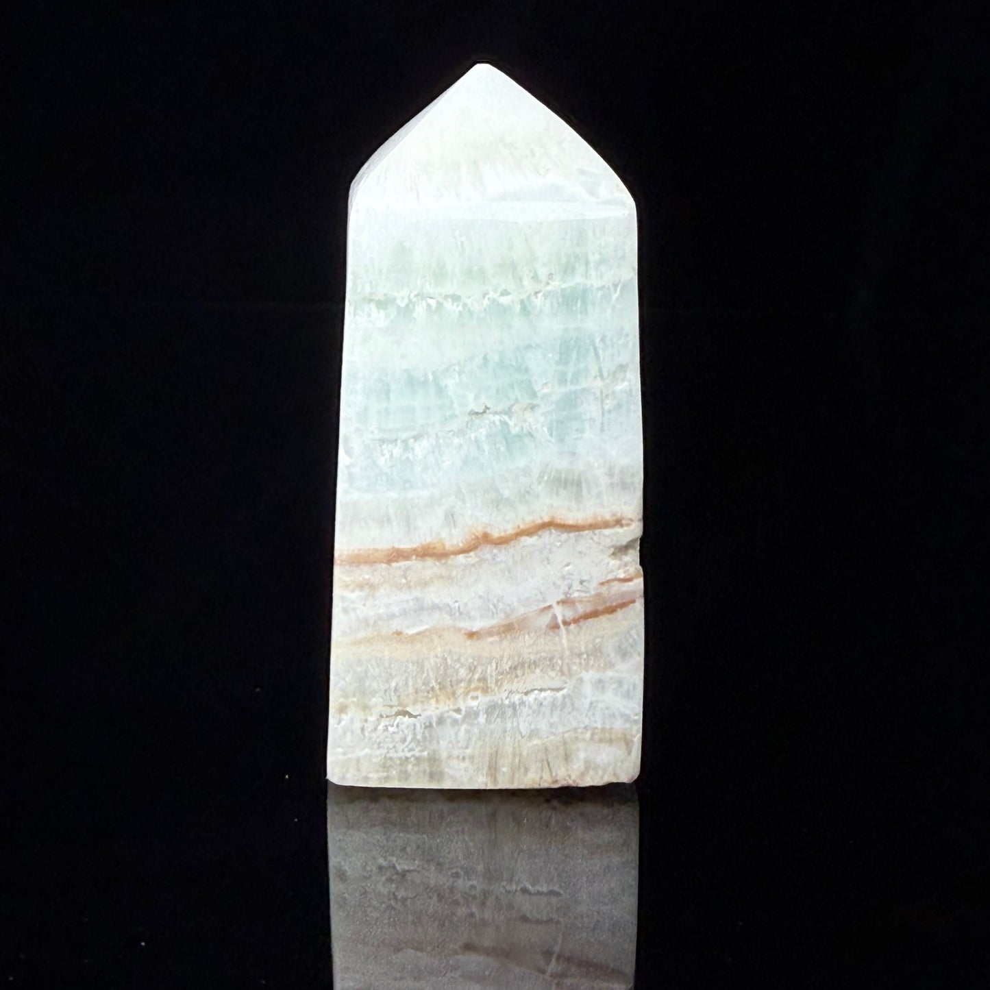 Blue Caribbean Calcite Point