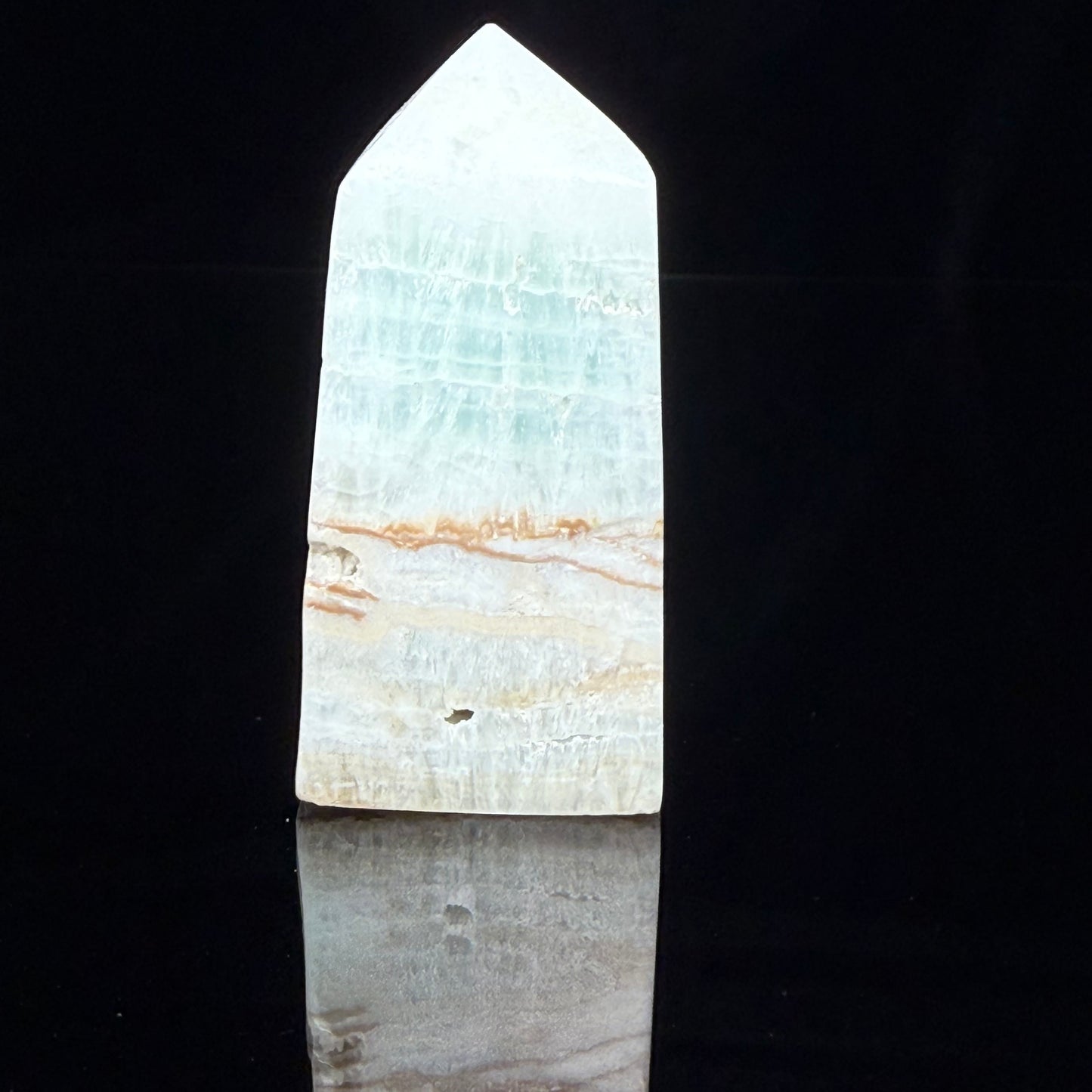 Blue Caribbean Calcite Point