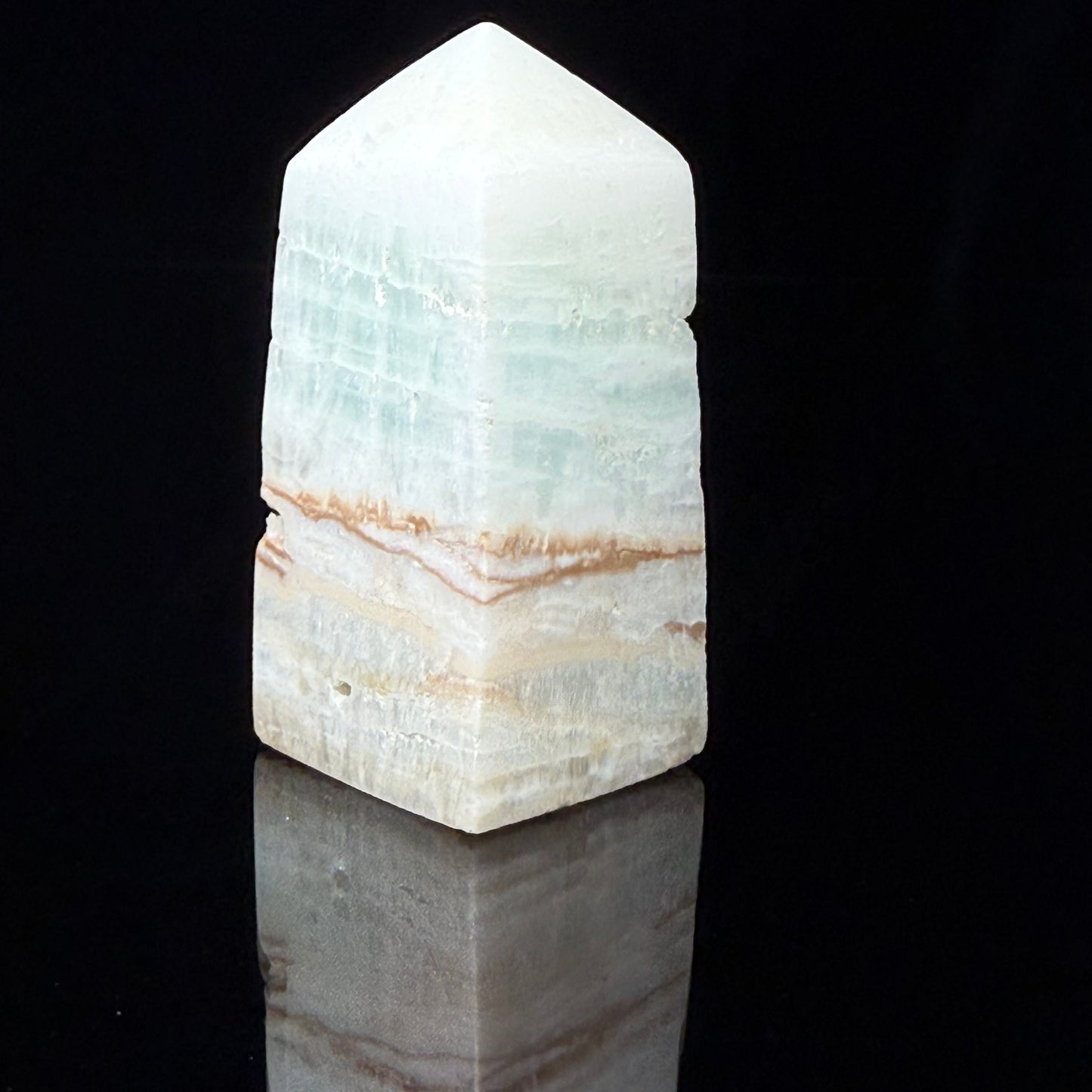 Blue Caribbean Calcite Point