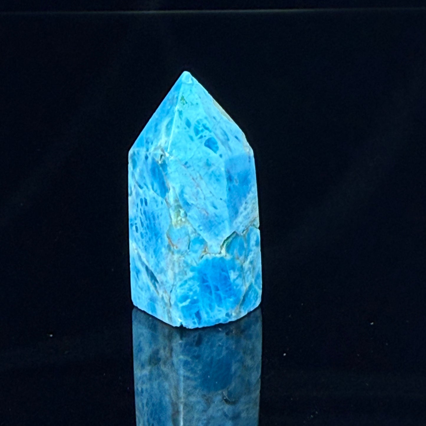 Blue Apatite Point