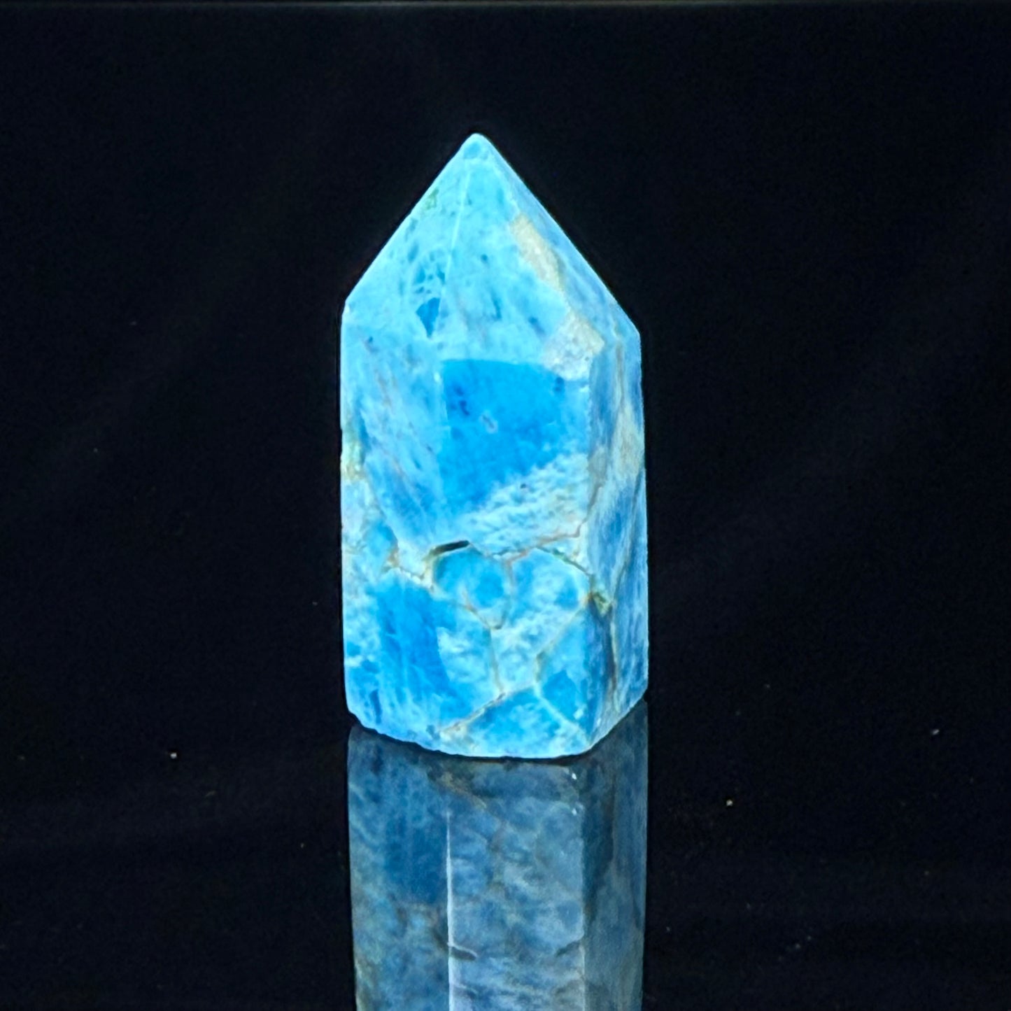 Blue Apatite Point