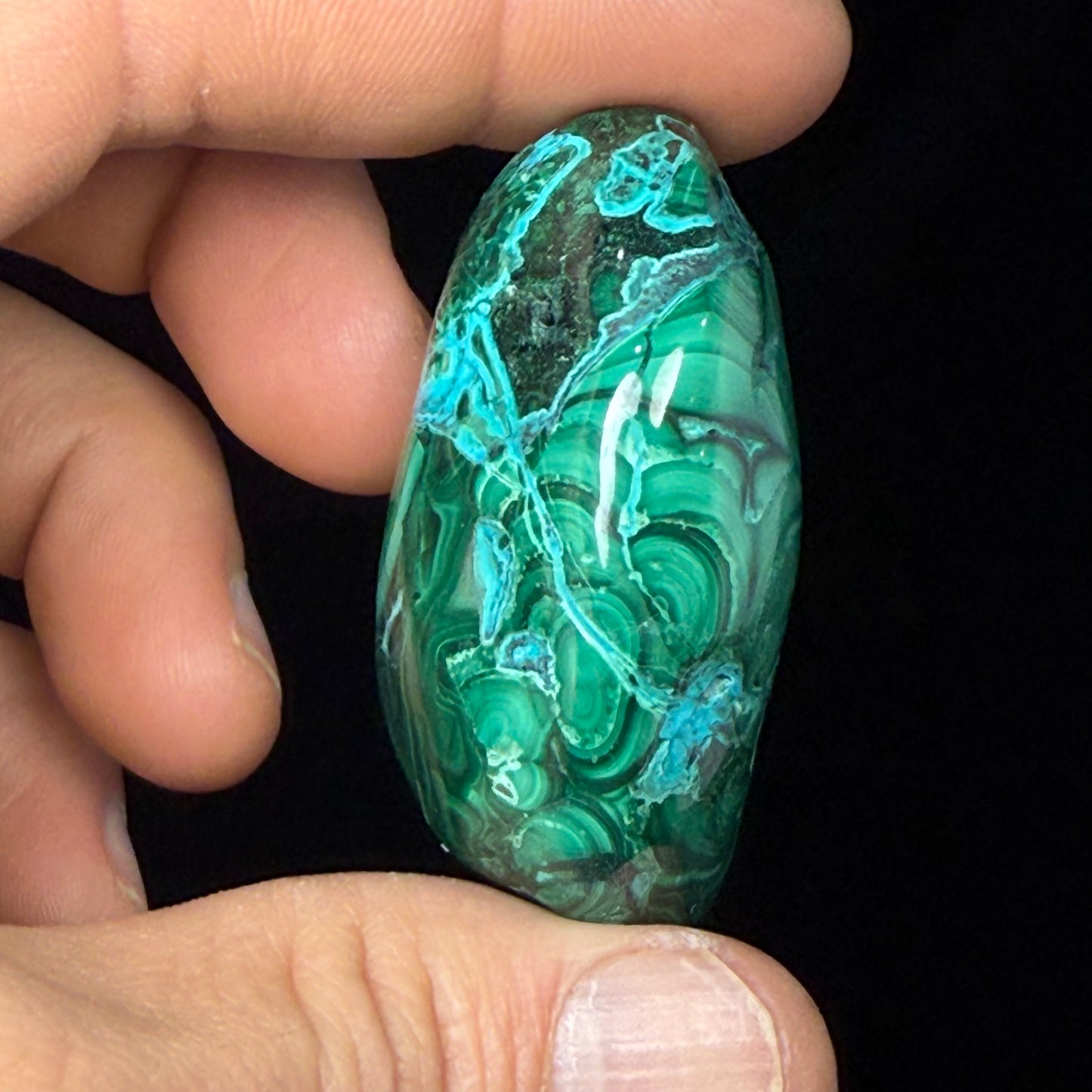 Malachite with Chrysocolla
