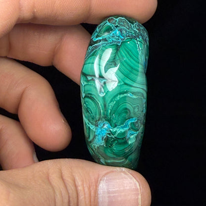 Malachite with Chrysocolla