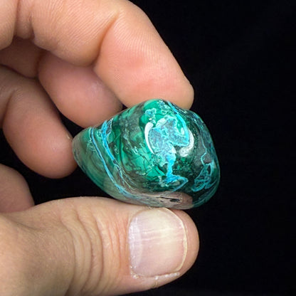 Malachite with Chrysocolla