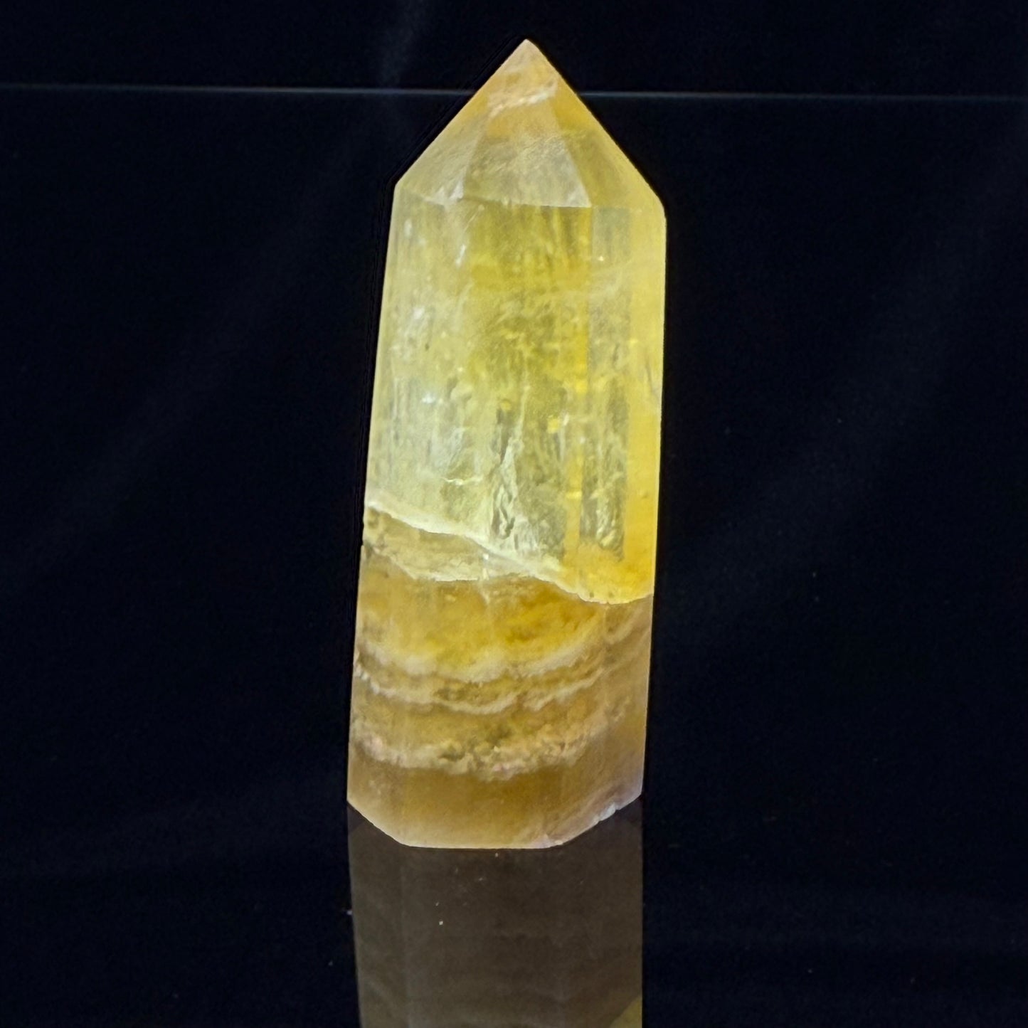 Yellow Fluorite Point