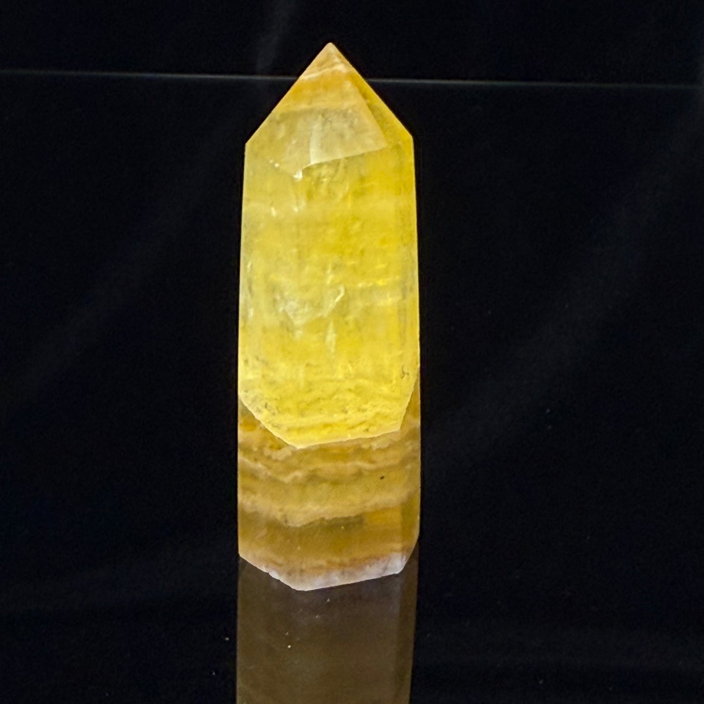 Yellow Fluorite Point