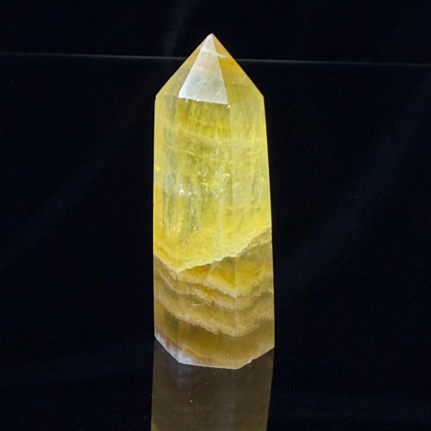 Yellow Fluorite Point