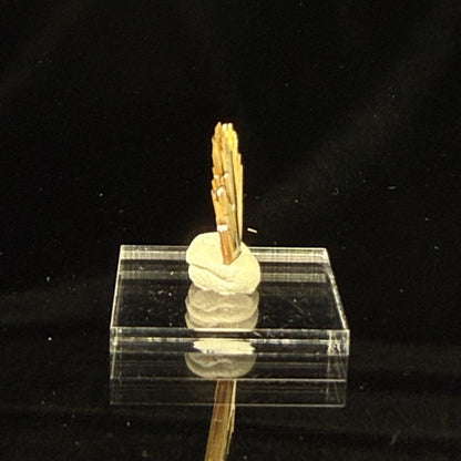 Golden Rutile with Hematite