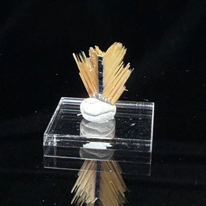 Golden Rutile with Hematite